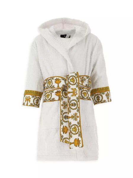 KID'S DECORATIVE TRIM COTTON ROBE