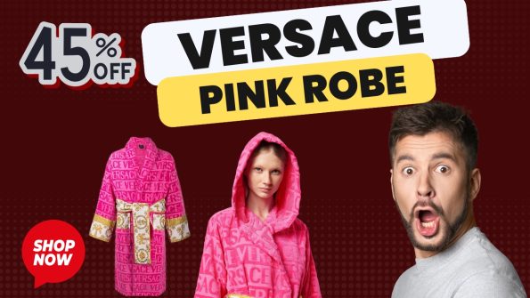 PINK VERSACE ROBE